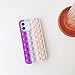 Fidget Toys Funda para iPhone 7 Plus/iPhone 8 Plus, CrazyLemon Push Pop Bubble Fidget Juguete sensorial Alivio del estrés Funda Silicona arcoíris Funda Suave anticaída para iPhone 7/8 Plus - 04