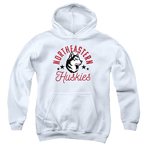 LOGOVISION Northeastern University Official Huskies Youth Kids Boy/Girls Pull-Over Hoodie Sweatshirt