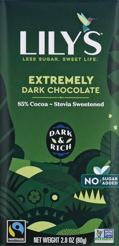LILYS CHOCOLATE Extremely Dark Chocolate Bar, 2.8 OZ
