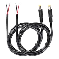 The DC power pigtail cable is designed for DC cable repair and cable replacement. DC power pigtail barrel plug connector cable has a DC connector on one end and a bare wire open end on the other. The open cable end allows it to adapt to a variety of ...