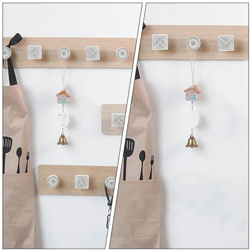 Perchero de pared de madera de diseño sofisticado y alta resistencia para sombreros 5