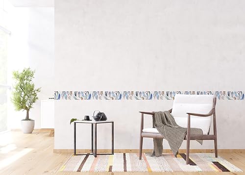 AGDesign Selbstklebende Bordüre Traumfänger, AWB 8424 | Wasserfest Dekoration für Wände, Möbel, Tapeten, Wandverkleidungen und Türen, Folie, Mehrfarbig | Breite 500 cm x Höhe 13.8 cm