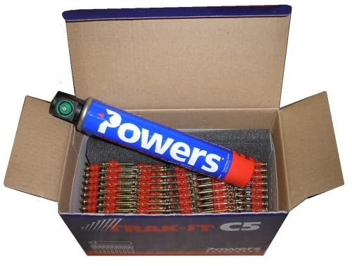 Gwoździe do betonu 3,0 x 32 mm XH bardzo twarde + 1 x gaz do gwoździarki do betonu Powers Trak-IT C4 Würth Diga CSM-1