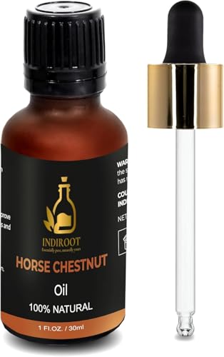 Image of Horse Chestnut (Aesculus hippocastanum) Oil | Pure & Natural Carrier Oil for Skincare, Hair Care & Massage-