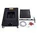 Goplus Portable Oil Drain Pan with Pump 17 Gallon Low Profile Oil Change Pan for Truck Car with 8' Hose, Black