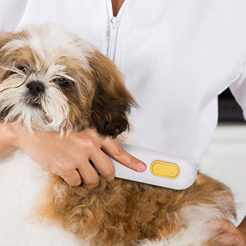 Removedor de pelos de animais de estimação da POPETPOP para cães e gatos, escova de limpeza de pelos