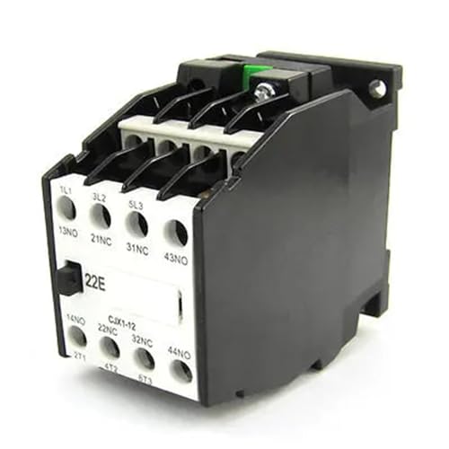 Contacteur AC 3 pôles CJX1-12 relais puissance 660V rail DIN 5mm 3P NO NC circuit electrique