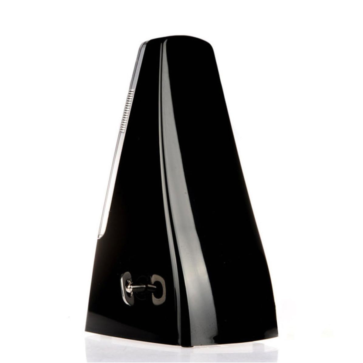 CLISPEED Métronome Mécanique en ABS et Métal Noir avec Clip Note de Musique Design Classique Anti-collision Couleur Aléatoire pour Piano et Instruments de Musique pour