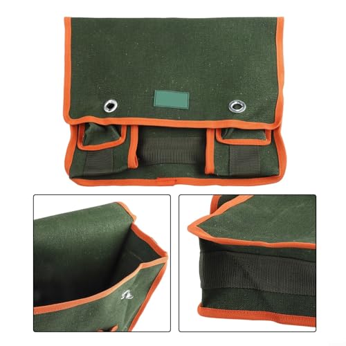 Zilimontt Electrician Tool Bag with Shoulder Strap and Bottom Load-Bearing Belt for Woodworking, Workshop Repair Kit and Tool Storage Organizer - Image 3