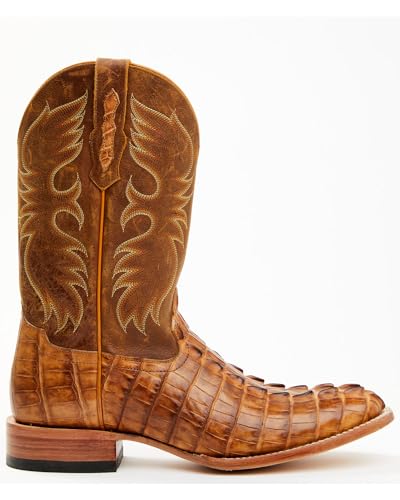 Cody James Men's Caiman Cognac 12" Exotic Western Boot Broad Square Toe - Asr21-222