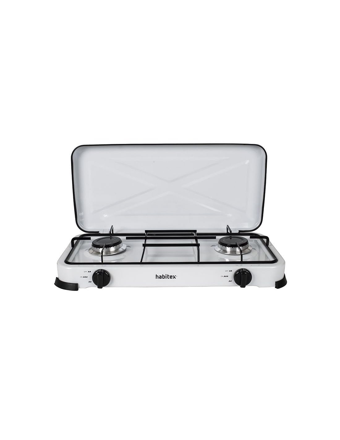 Habitex Cocina PORTÁTIL Gas 2 Fuegos