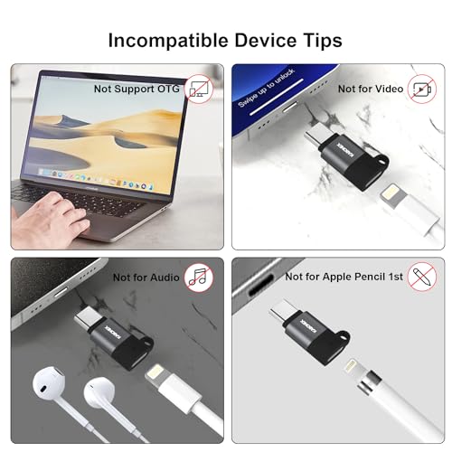 Adaptador Lightning a USB-C con carga rápida PD 30W para exprimir tu iPhone 16 Pro 6