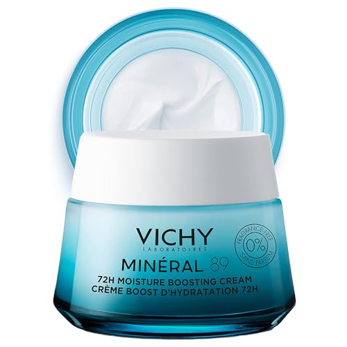 Vichy Mineral 89 Eye Serum, Hyaluronic Acid and Caffeine Cream, Under Eye Cream For Dark Circles, Hydrating & Puffiness Reducer, Opthalmologist Tested