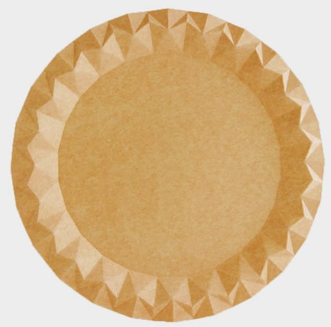 Genérico Platos Elegantes Kraft - Envio 24 h - Platos Desechable de Cartón Kraft - Platos para Cumpleaños, Bodas, Catering, eventos (600, 23)