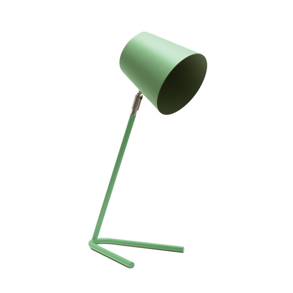 ValueLights Lark Metal Task Reading Compact Desk Table Lamp in Green