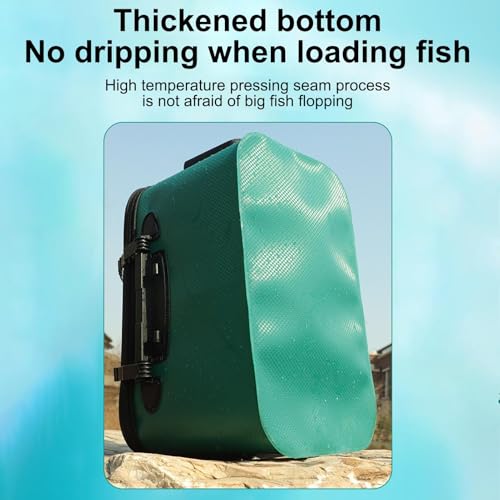 Récipient à poisson pliable et portable pour randonnée et pêche extérieure - 8