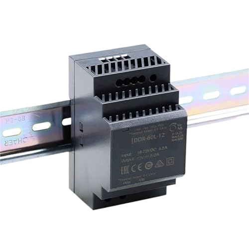 DDR-60 12V transformateur rail DIN 60W 5A continu