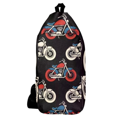 Sac à dos à bandoulière motif moteurs imprimé multicolore original 36.5cm