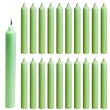 Biedermann & Sons - Velas de 20 Hilos, Verde Claro, Talla única