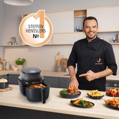 Philips Airfryer 3000 Serie Heißluftfritteuse, Schwarz, 4,2L – Ansicht 3