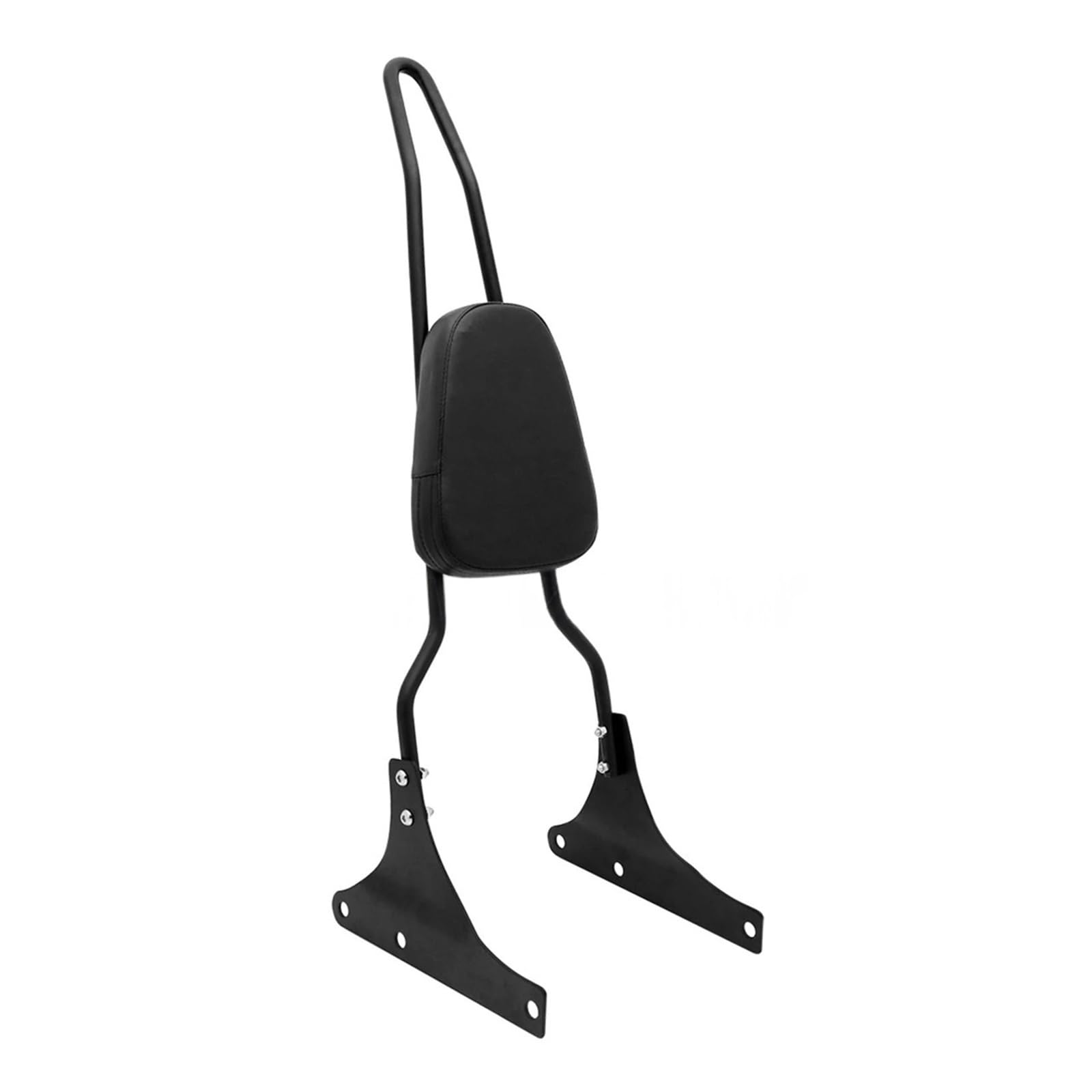 drążek Sissy z bagażnikiem Pasuje do Harley Heritage Softail Springer FLSTS Fat Boy EFI FLSTF Fatboy FLSTSC tylne oparcie Sissy Bar Chrome(Black)