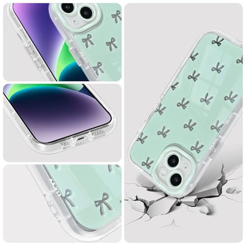 Coque iPhone 14 Plus silicone vert anti-rayures au design esthétique épuré - 7