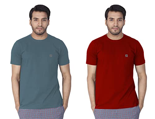 Image of Lux Nitro Men's Solid Relaxed Fit T-Shirt