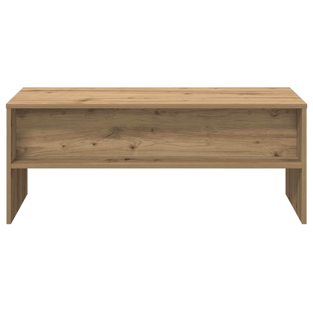 vidaXL Mueble de TV Madera de ingeniería Roble Artisan 100x40x40 cm