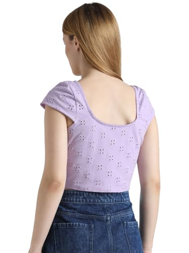 Image of ONLY Womens Cotton Slim T-Shirt