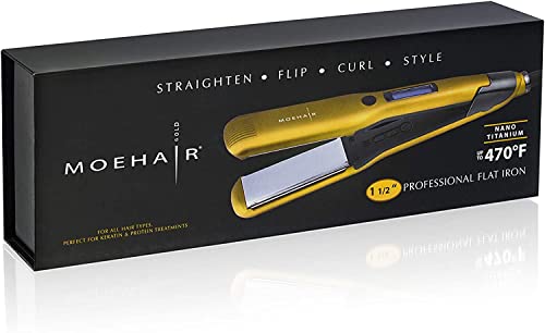 Moehair Plancha de Pelo Profesional Titanio 1.5" Pack 3 miniatura 3