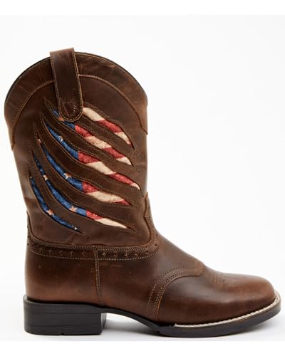 Cody James Boys' Ripped Flag Western Boot Broad Square Toe - Bcbsp22p12