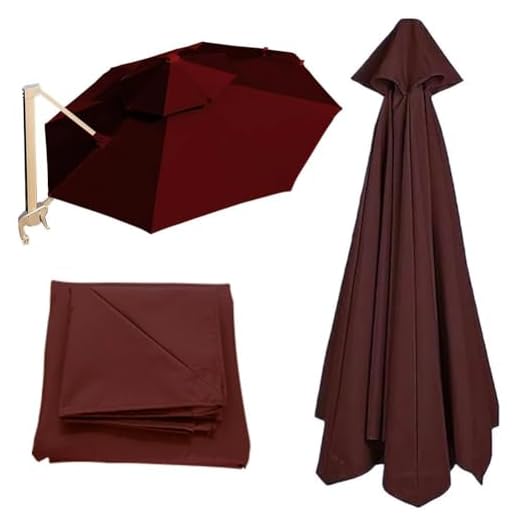 10ft Round Umbrella Replacement Canopy Fabric