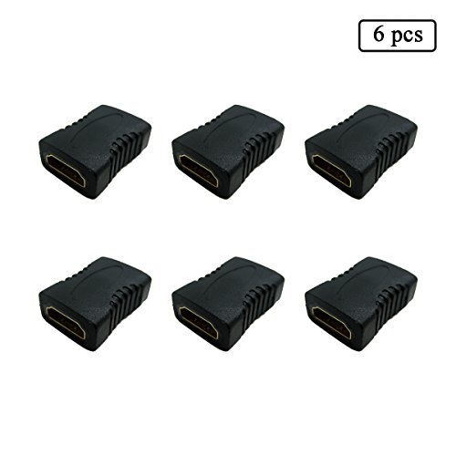 SunbowStar 6Pcs Female to Female Adapter M/M Coupler Extender