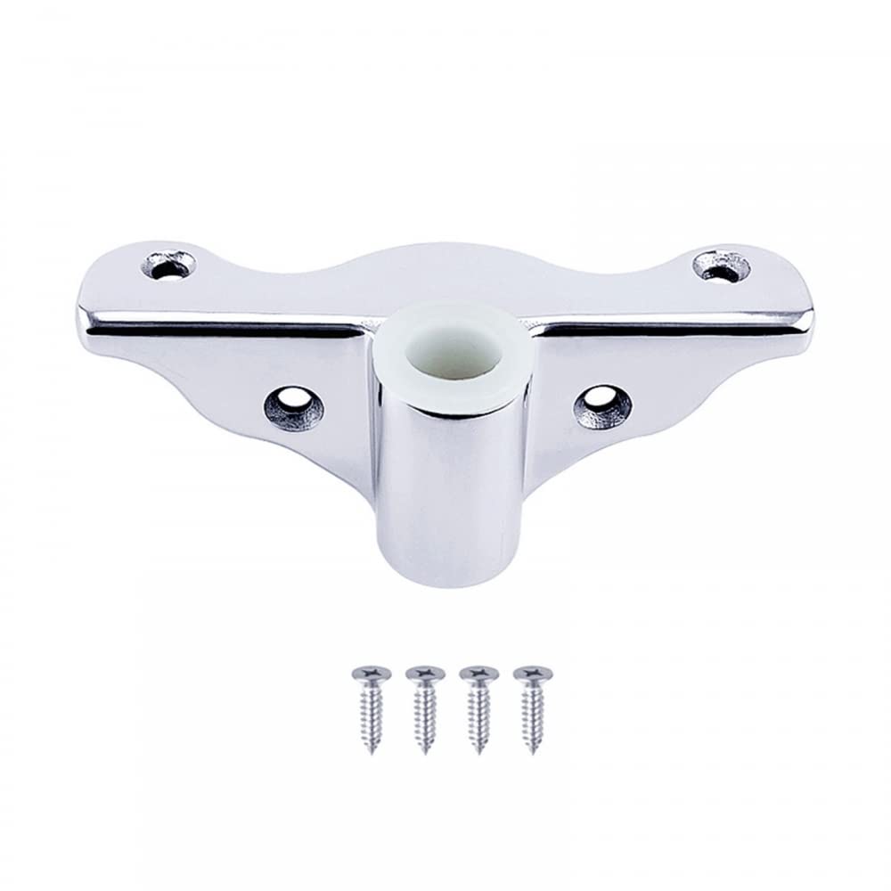 DONGKER Oarlock Support Bracket,3.9 * 0.7 * 1.2" Stainless Steel Rowlock Oarlock Socket Side Mount Boat Row Lock for Boat Canoe Kayak