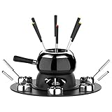 Cj. Fondue Com Base Giratoria 23 Peças Euro Home Preto