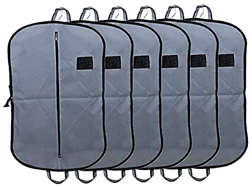 Men?s Coat Blazer Suit Cover with Transparent Window Grey (Set of 9)-image-42
