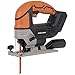 Price comparison product image Evolution Power Tools Cordless Jigsaw, Black/Orange