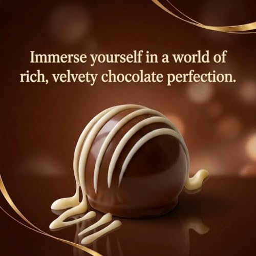 Image of Premium Chocolate Gifts | Handmade Gift Hamper | Almonds Chocolate (12 Pcs Truffle Chocolate)