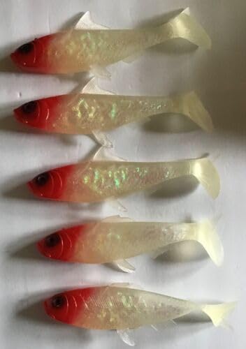 SHADS,Chesapeake Bay Lures, Shad, Swim Bait (5) Umbrella Rig,Striper Lure,Blues - dhira Store