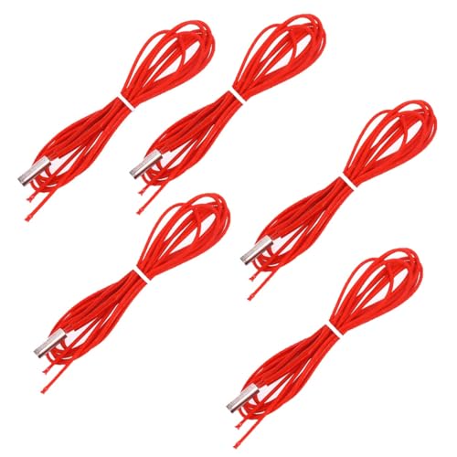 Piezas y accesorios para impresoras 3D Calentador de cartucho 5 uds 1M 6x20mm 12V 40W 24V for impresora 3D tubo calentamiento eléctrico un solo cabezal