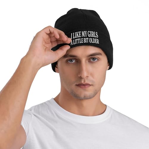 I Like My Girls A Little Bit Older Knit Hat Warm Winter Beanie Cap 5