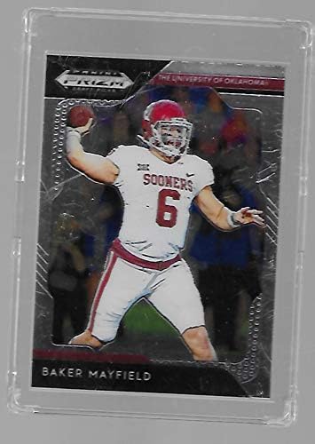 Baker Mayfield 2019 Panini Prizm Draft Picks Football Card #12 - Oklahoma Sooners - Stored in a Protective Plastic Display Case!!