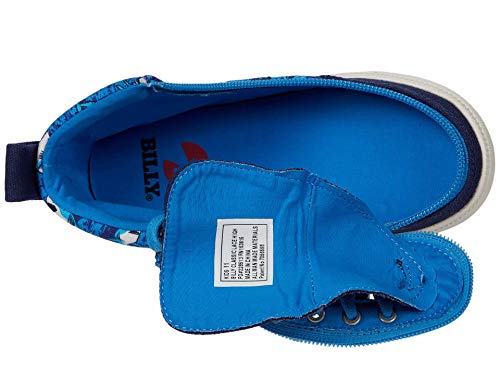Billy Footwear Classic Lace High (Toddler/Little Kid/Big Kid) Blue Sharks 2 Little Kid M #TOP1