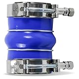 26259 Turbocharger Intercooler Hose Pipe Kit to Engine Compatible with Chevy Silverado 2500 Silverado 3500 GMC Sierra 2500 3500 2005-2016 Replaces 15188715 15188721 Intercooler Hose with Clamps