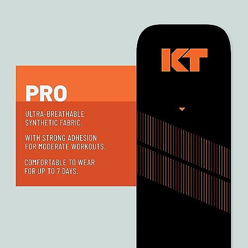 Image of KT Tape, PRO Synthetic Elastic Kinesiology Athletic Tape, 150 Count, 10 inch Precut Strips