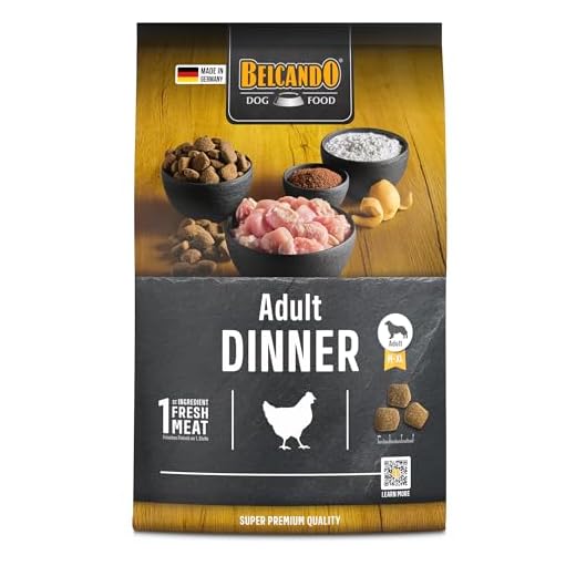 Belcando Adult Dinner [4 kg] Hundefutter | Trockenfutter für Hunde | Alleinfuttermittel für ausgewachsene Hunde Aller Rassen ab 1 Jahr
