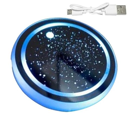 Luces de copa LED LED Luces, vidrio LED, cojín de taza impermeable de taza brillante recargable, coche decorativo con sensor, Puerta de copa de luces de vector donante para coche, Luces de copa | Ya disponible en tu tienda friki favorita! En mundofriki.es!