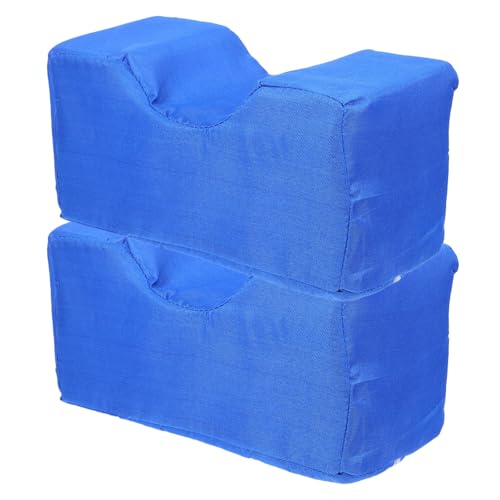 Zerodeko 2piezas Protector Almohadilla Elevadora para Talón y Tobillo Cojín Suave para Manos y Pies Lesión Descanso Soporte Antiescaras Azul para Pacientes Postrados y Ancianos
