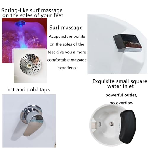 Spa para pies con ajuste de temperatura y luz miniatura 7