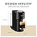 Nespresso Vertuo Next Coffee and Espresso Machine by De'Longhi, Black with Rose Gold